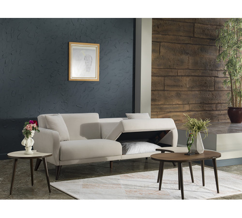 Трехместный Диван-кровать Flexy Флекси (крем) Трехместный Диван-кровать Flexy Флекси (крем)