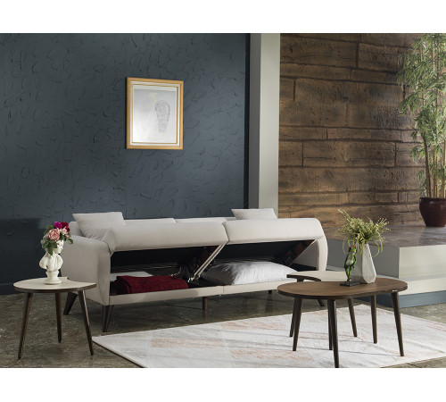 Трехместный Диван-кровать Flexy Флекси (крем) Трехместный Диван-кровать Flexy Флекси (крем)