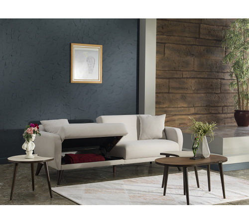 Трехместный Диван-кровать Flexy Флекси (крем) Трехместный Диван-кровать Flexy Флекси (крем)