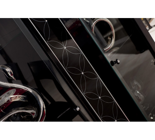 Двухстворчатый шкаф витрина в гостиную Мира MIRA-01 венге Двухстворчатый шкаф витрина в гостиную Мира MIRA-01 венге