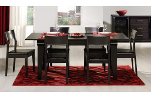 Раскладной обеденный стол для гостиной Мира MIRA-04 венге Раскладной обеденный стол для гостиной Мира MIRA-04 венге