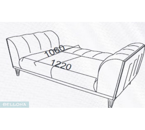 Двухместный диван-кровать Гравита (Gravita) GRAV-03 Беллона Двухместный диван-кровать Гравита (Gravita) GRAV-03 Беллона