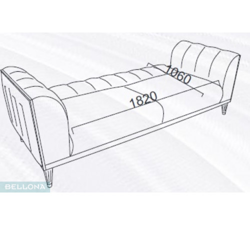 Трехместный диван-кровать Гравита (Gravita) GRAV-02 Беллона Трехместный диван-кровать Гравита (Gravita) GRAV-02 Беллона