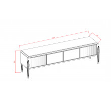Тумба под ТВ Gravita (Гравита) GRAV-15 слоновая кость Тумба под ТВ Gravita (Гравита) GRAV-15 слоновая кость