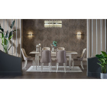 Обеденный стол раздвижной Gravita (Гравита) GRAV-14 слоновая кость Обеденный стол раздвижной Gravita (Гравита) GRAV-14 слоновая кость