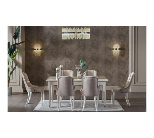 Обеденный стол раздвижной Gravita (Гравита) GRAV-14 слоновая кость Обеденный стол раздвижной Gravita (Гравита) GRAV-14 слоновая кость