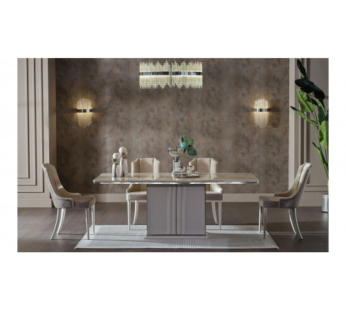 Обеденный стол с тумбой Gravita (Гравита) GRAV-14T слоновая кость Обеденный стол с тумбой Gravita (Гравита) GRAV-14T слоновая кость