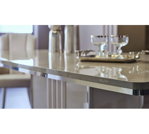 Обеденный стол с тумбой Gravita (Гравита) GRAV-14T слоновая кость Обеденный стол с тумбой Gravita (Гравита) GRAV-14T слоновая кость