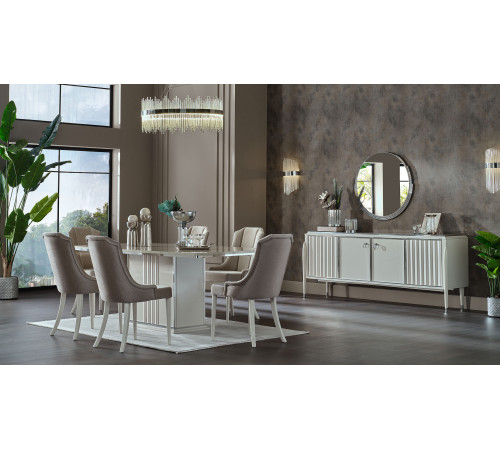 Обеденный стол с тумбой Gravita (Гравита) GRAV-14T слоновая кость Обеденный стол с тумбой Gravita (Гравита) GRAV-14T слоновая кость