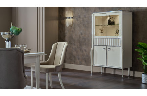 Двухдверная витрина для посуды Gravita (Гравита) GRAV-13 слоновая кость Двухдверная витрина для посуды Gravita (Гравита) GRAV-13 слоновая кость