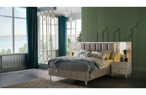 Кровать Gravita (Гравита) GRAV-26 слоновая кость Кровать Gravita (Гравита) GRAV-26 слоновая кость