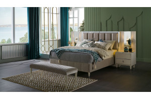 Кровать Gravita (Гравита) GRAV-26 слоновая кость Кровать Gravita (Гравита) GRAV-26 слоновая кость