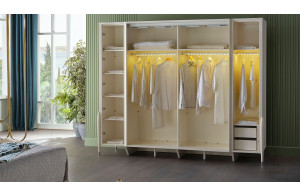 Шкаф-купе Gravita (Гравита) GRAV-19 слоновая кость Шкаф-купе Gravita (Гравита) GRAV-19 слоновая кость