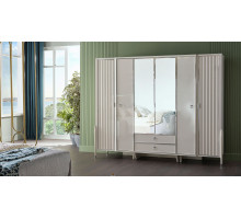 Шестистворчатый шкаф Gravita (Гравита) GRAV-34 слоновая кость Шестистворчатый шкаф Gravita (Гравита) GRAV-34 слоновая кость