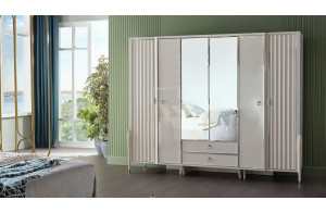 Шестистворчатый шкаф Gravita (Гравита) GRAV-34 слоновая кость Шестистворчатый шкаф Gravita (Гравита) GRAV-34 слоновая кость