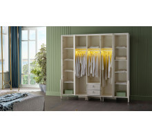 Пятистворчатый шкаф Gravita (Гравита) GRAV-33 слоновая кость Пятистворчатый шкаф Gravita (Гравита) GRAV-33 слоновая кость