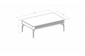 Журнальный стол Larissa (Ларисса) lars-50 Журнальный стол Larissa (Ларисса) lars-50