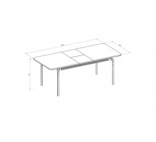 Стол Larissa (Ларисса) lars-14 Стол Larissa (Ларисса) lars-14