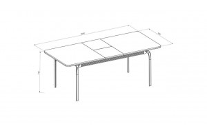 Стол Larissa (Ларисса) lars-14 Стол Larissa (Ларисса) lars-14