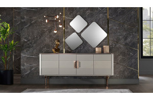 Длинный комод для посуды в гостиную Larissa (Ларисса) lars-10