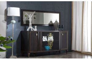 Зеркало для большого комода Легенда (Legenda) LEGN-11 венге Зеркало для большого комода Легенда (Legenda) LEGN-11 венге