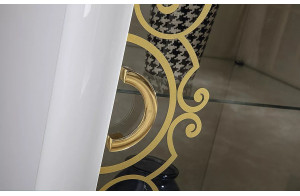 Шкаф витрина 2-х дверная Легенда LEGN-13  Шкаф витрина 2-х дверная Легенда LEGN-13