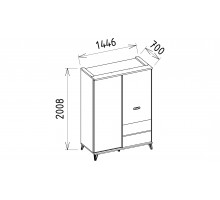 Шкаф купе Менти (Menty) MENTY-19 Шкаф купе Менти (Menty) MENTY-19