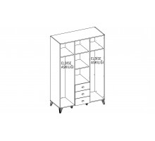 Трехдверный шкаф Менти (Menty) MENTY-21 Трехдверный шкаф Менти (Menty) MENTY-21