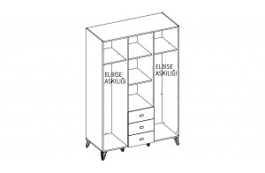 Трехдверный шкаф Менти (Menty) MENTY-21 Трехдверный шкаф Менти (Menty) MENTY-21