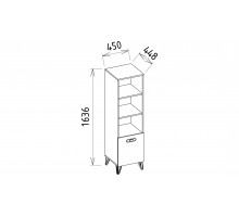 Шкаф-стеллаж Менти (Menty) MENTY-32 Шкаф-стеллаж Менти (Menty) MENTY-32