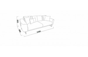 Трехместный диван-кровать Миранте (Mirante) MINT-03 Трехместный диван-кровать Миранте (Mirante) MINT-03