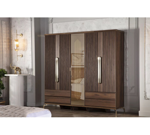 Пятистворчатый шкаф Монтего MONT-33 Пятистворчатый шкаф Монтего MONT-33