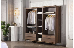 Пятистворчатый шкаф Монтего MONT-33 Пятистворчатый шкаф Монтего MONT-33