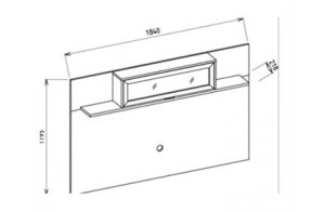 Стенка под ТВ Палвин PALV-15а Стенка под ТВ Палвин PALV-15а
