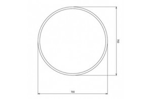 Зеркало для туалетного столика Палвин PALV-24