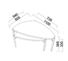 Журнальный столик Палвин PALV-52а Журнальный столик Палвин PALV-52а