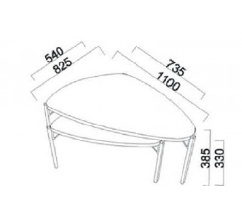 Журнальный столик Палвин PALV-52а Журнальный столик Палвин PALV-52а