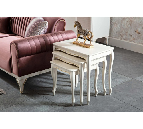 Журнальный столик 3в1 Перлино (Perlino) PERL-52 Журнальный столик 3в1 Перлино (Perlino) PERL-52