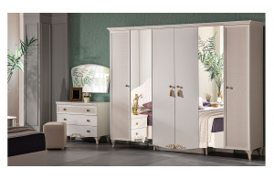 Шестидверный шкаф Перлино (Perlino) PERL-34 Шестидверный шкаф Перлино (Perlino) PERL-34