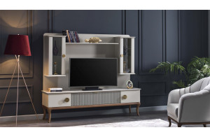 Часть мебельной стенки  для ТВ тумбы  (PESARO) PESR-15В Часть мебельной стенки  для ТВ тумбы  (PESARO) PESR-15В