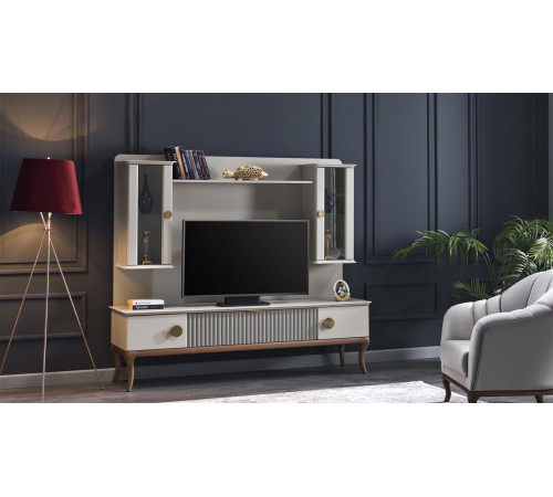 Часть мебельной стенки  для ТВ тумбы  (PESARO) PESR-15В Часть мебельной стенки  для ТВ тумбы  (PESARO) PESR-15В