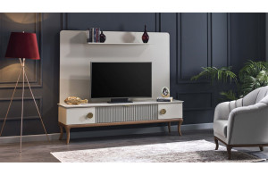 Часть мебельной стенки  для ТВ тумбы  (PESARO) PESR-15В Часть мебельной стенки  для ТВ тумбы  (PESARO) PESR-15В