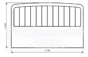 Кровать Песаро (PESARO) 160х200 PESR-26-160 Кровать Песаро (PESARO) 160х200 PESR-26-160