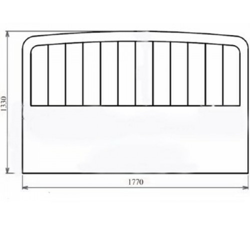 Кровать Песаро (PESARO) 160х200 PESR-26-160 Кровать Песаро (PESARO) 160х200 PESR-26-160
