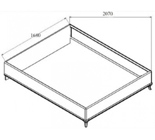 Кровать Песаро (PESARO) 160х200 PESR-26-160 Кровать Песаро (PESARO) 160х200 PESR-26-160