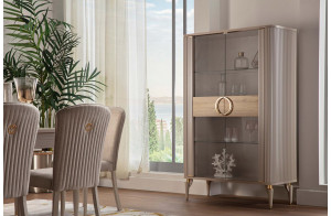 Двухдверная витрина для посуды Санвито SANV-13 Двухдверная витрина для посуды Санвито SANV-13