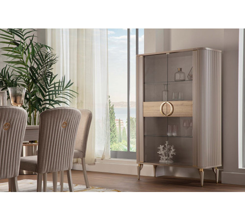 Двухдверная витрина для посуды Санвито SANV-13 Двухдверная витрина для посуды Санвито SANV-13