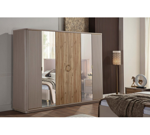 Шестистворчатый шкаф Санвито SANV-34 Шестистворчатый шкаф Санвито SANV-34