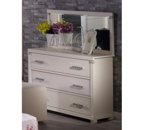 Настенное зеркало Мира MIRA-24 белое Настенное зеркало Мира MIRA-24 белое