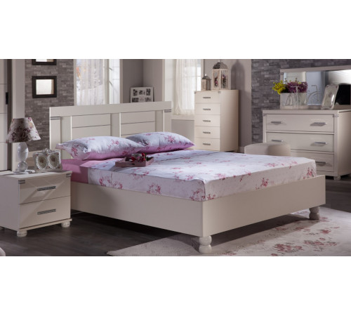 Спальня Мира (Mira) белая от Беллона Спальня Мира (Mira) белая от Беллона